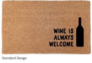 Wine Is always Welcome Coir Mat